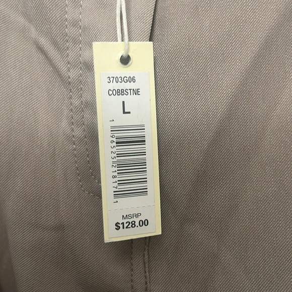 Max Studio Women's Soft Twill Cargo Jogger Pant Beige Tan Size Large NWT - Picture 3 of 11